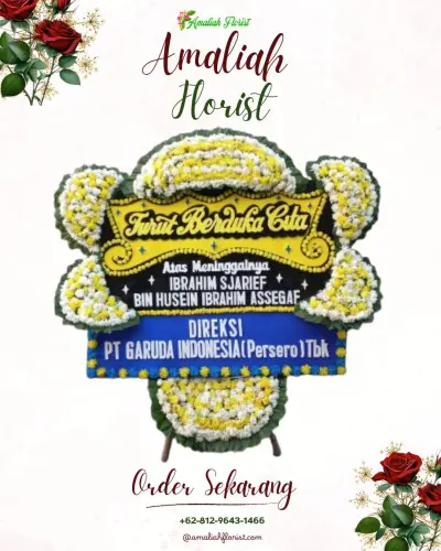 Papan Bunga Duka di Parakan