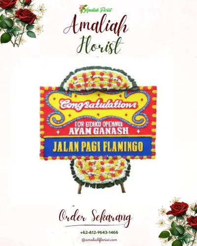 Bunga Papan Congratulation di Parakan